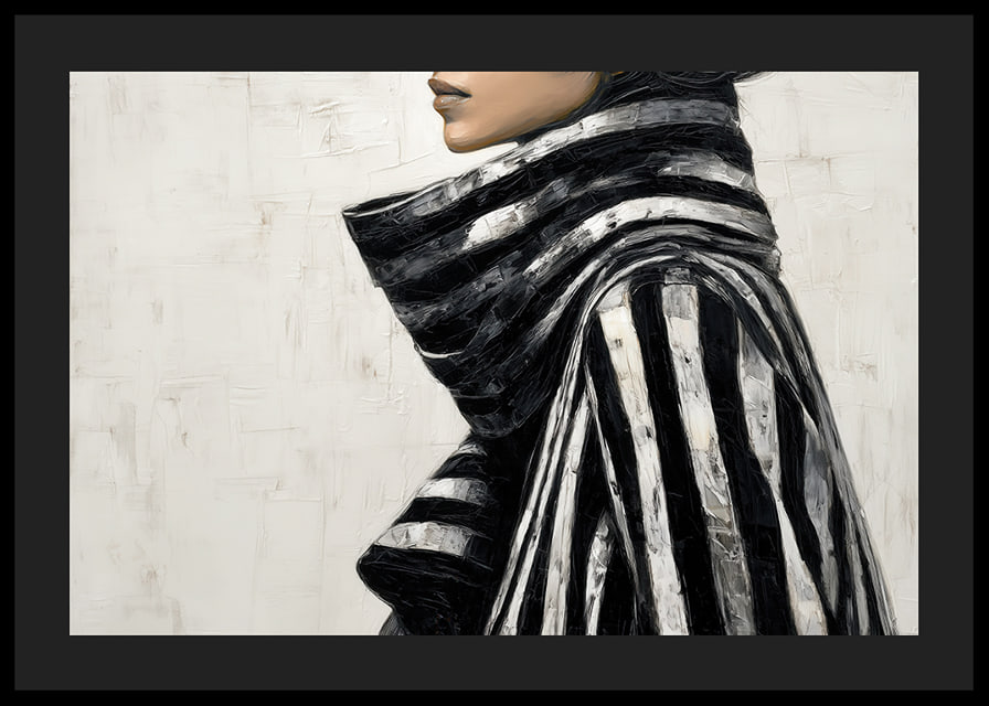 Élégant en noir et blanc avec une allure élégante et moderne-12