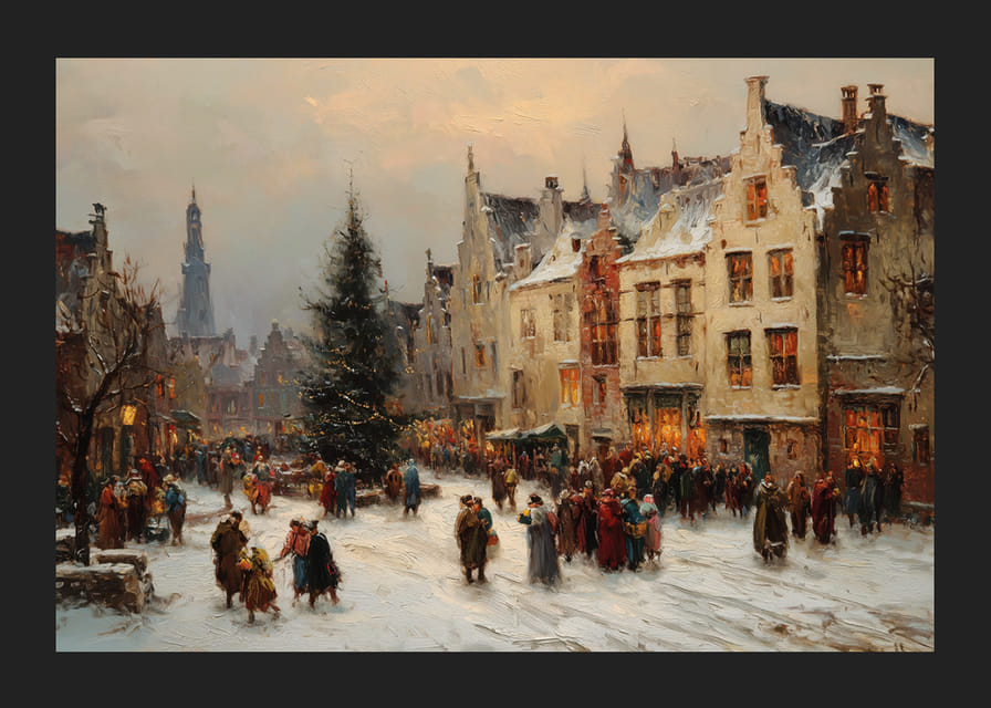 A Christmas market filled with warm community and sparkling snowflakes-12