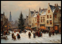 Jarmark bożonarodzeniowy pełen serdecznej społeczności i błyszczących płatków śniegu-2