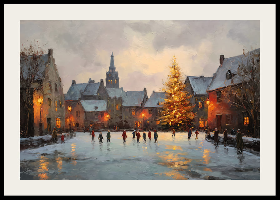 A magical winter evening with ice skating and Christmas lights-12