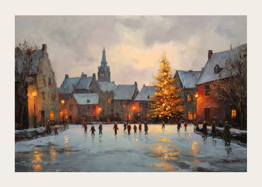 A magical winter evening with ice skating and Christmas lights-12