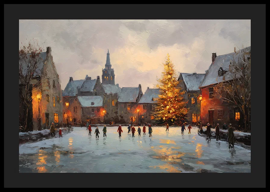 A magical winter evening with ice skating and Christmas lights-12
