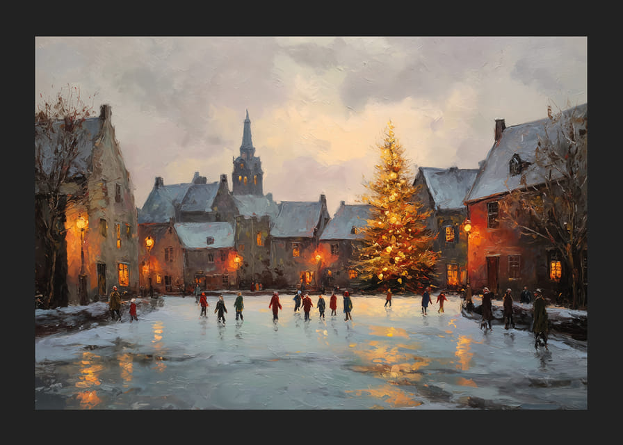 A magical winter evening with ice skating and Christmas lights-12