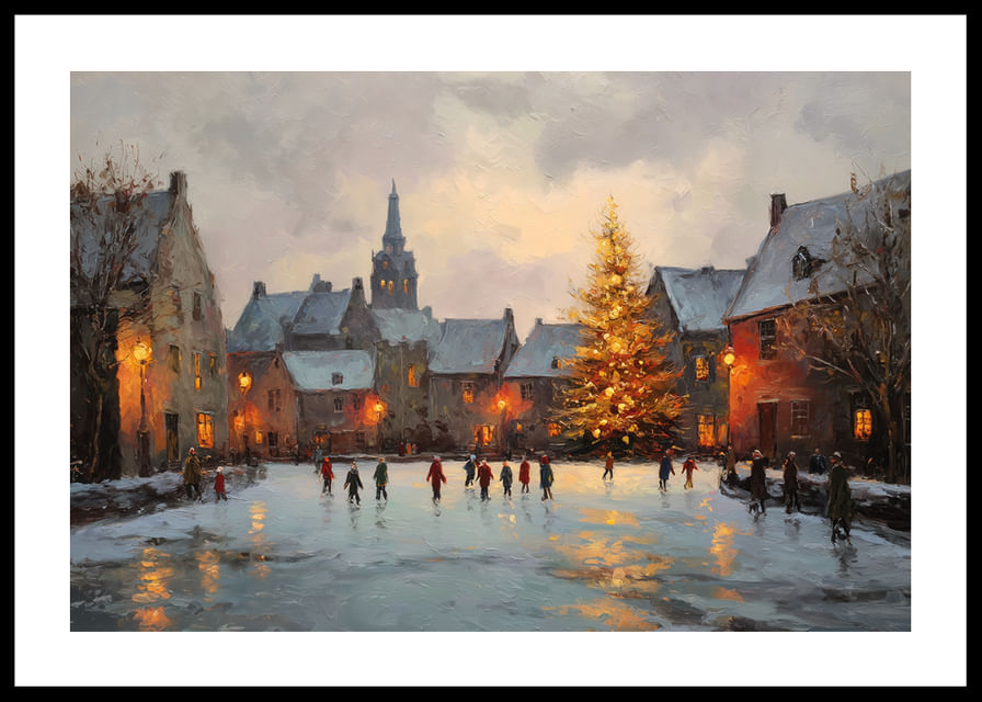 Magiczny zimowy wieczór z lodowiskiem i świątecznymi iluminacjami-12