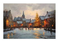 Magiczny zimowy wieczór z lodowiskiem i świątecznymi iluminacjami-1