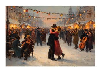 Poszter Dancing In Snowlight