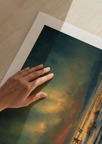 Magiczna zorza polarna nad zimową rzeką na pustkowiu lasu-5