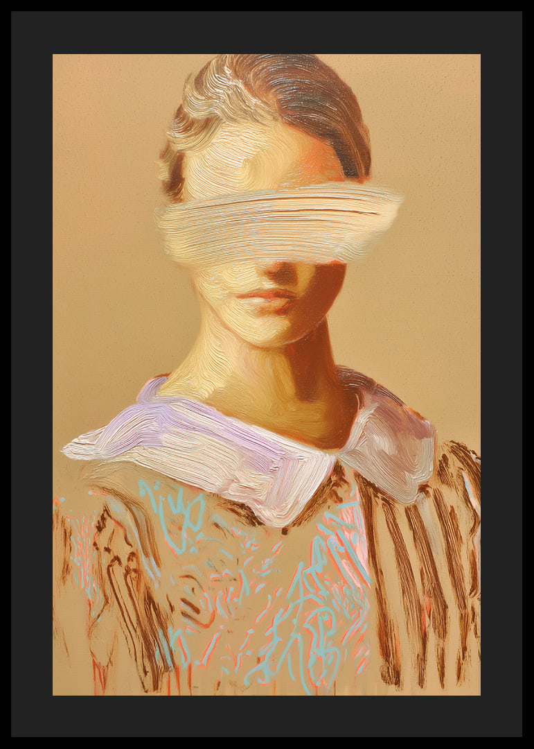 A captivating image with muted tones and mysterious elegance-12