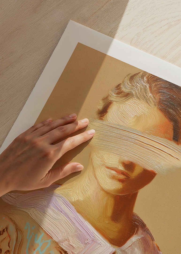 A captivating image with muted tones and mysterious elegance-12