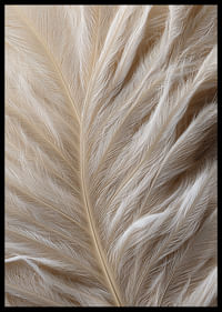 Plumas suaves se deslizan en una composición de ensueño-2