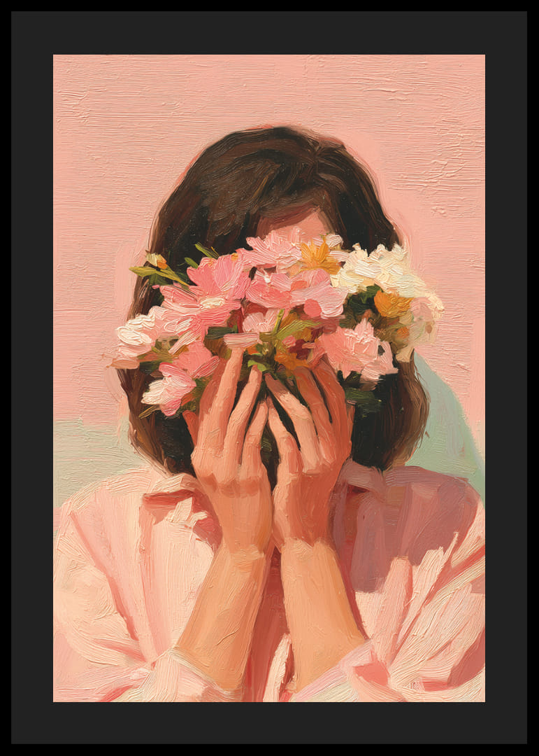 En färggrann explosion av blommor täcker ansiktet-12