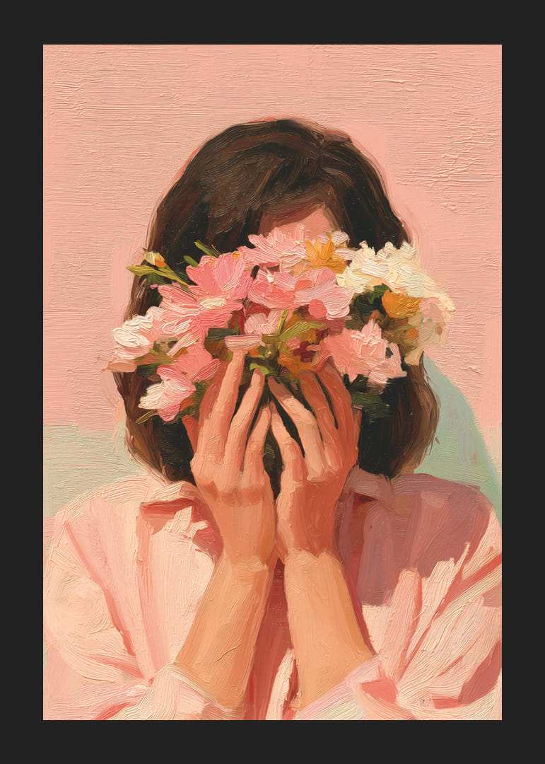 En färggrann explosion av blommor täcker ansiktet-12