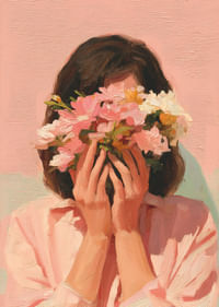 Una explosión de color de flores cubre el rostro-3