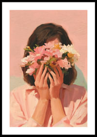 Una explosión de color de flores cubre el rostro-0