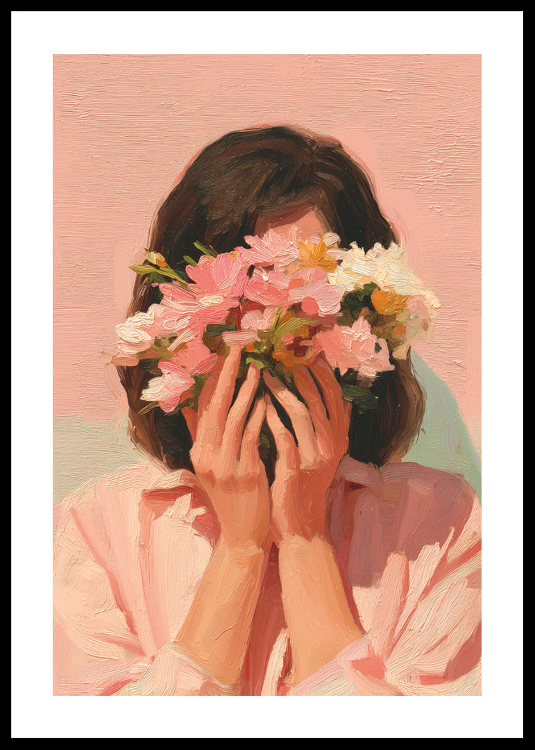 Una explosión de color de flores cubre el rostro-12