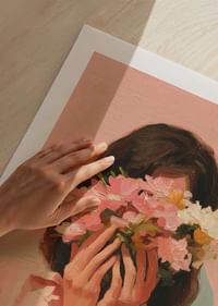 Una explosión de color de flores cubre el rostro-5