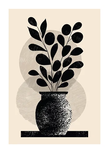 Poster Shadowed Flora
