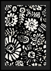 Exotiska flora i svartvitt skapar dramatisk kontrast-4