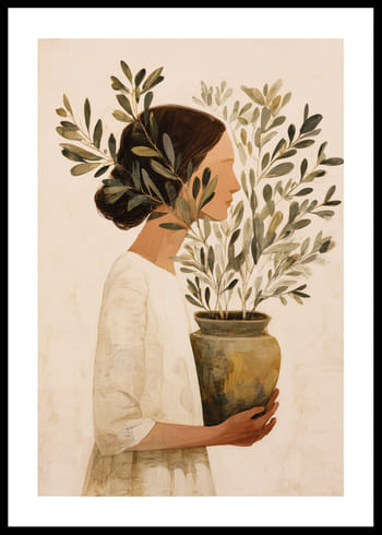 Juliste Leafy Whispers