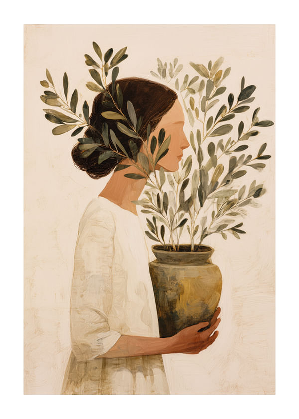 Poster Leafy Whispers