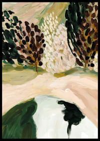 Una paleta de colores suaves y naturales crea un paisaje armonioso y tranquilo.-2