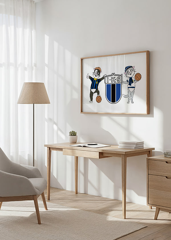 Poster Pelle Svanslös Sirius Fotboll crossfade