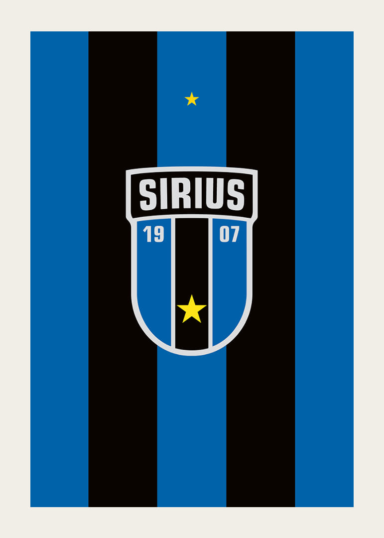 Logo Sirius Fotboll Svart/Blå-12