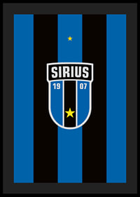 Logo Sirius Fotboll Svart/Blå-4