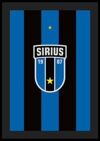 Logo Sirius Fotboll Svart/Blå-4
