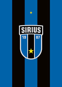 Logo Sirius Fotboll Svart/Blå-7