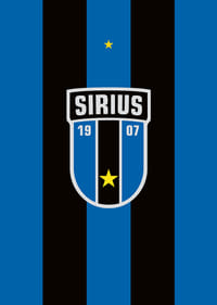 Logo Sirius Fotboll Svart/Blå-3
