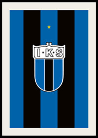 Historisk Logo Sirius Fotboll Svart/Blå-2