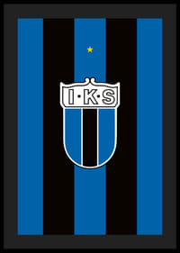 Historisk Logo Sirius Fotboll Svart/Blå-4