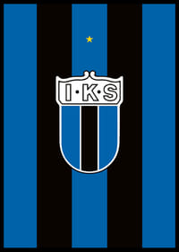 Historisk Logo Sirius Fotboll Svart/Blå-2