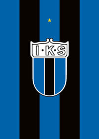 Historisk Logo Sirius Fotboll Svart/Blå-3