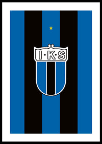 Historisk Logo Sirius Fotboll Svart/Blå-0