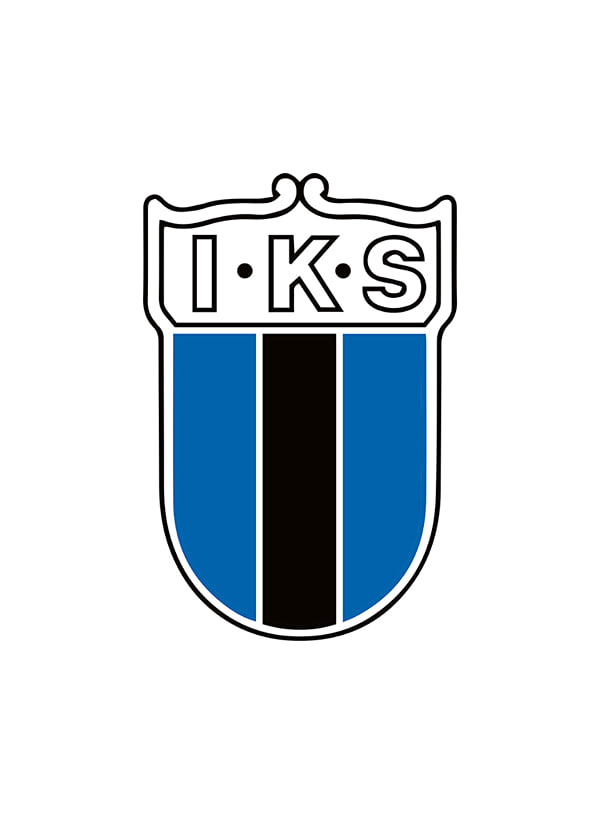 Poster Historisk Logo Sirius Fotboll Vit