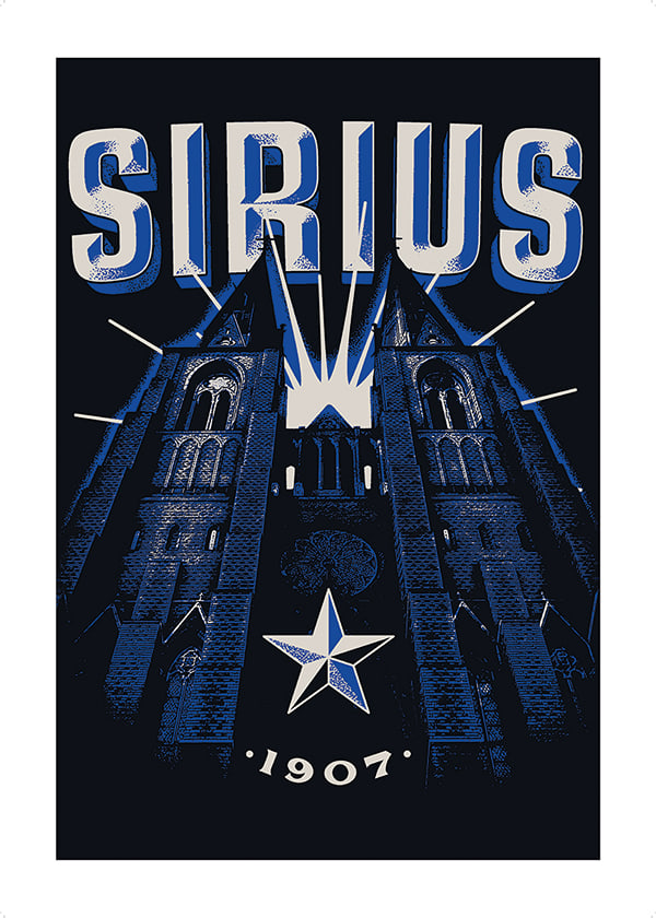 Poster Uppsala Kyrka Sirius Fotboll