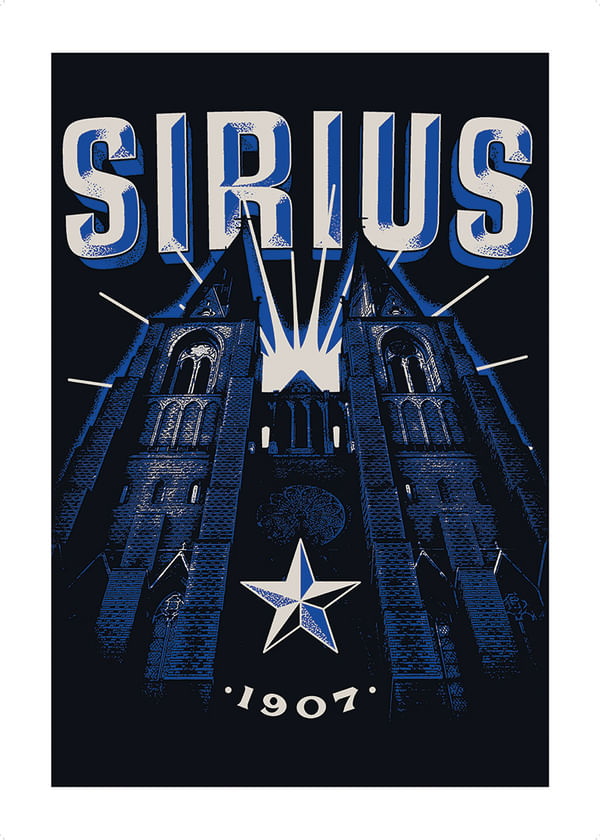 Poster Uppsala Kyrka Sirius Fotboll