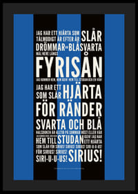 Fotbollsvänner Svart/Blå-4