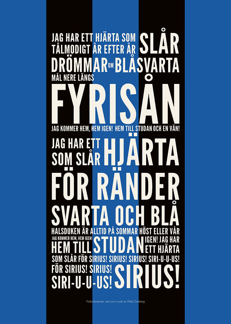 Fotbollsvänner Svart/Blå-12