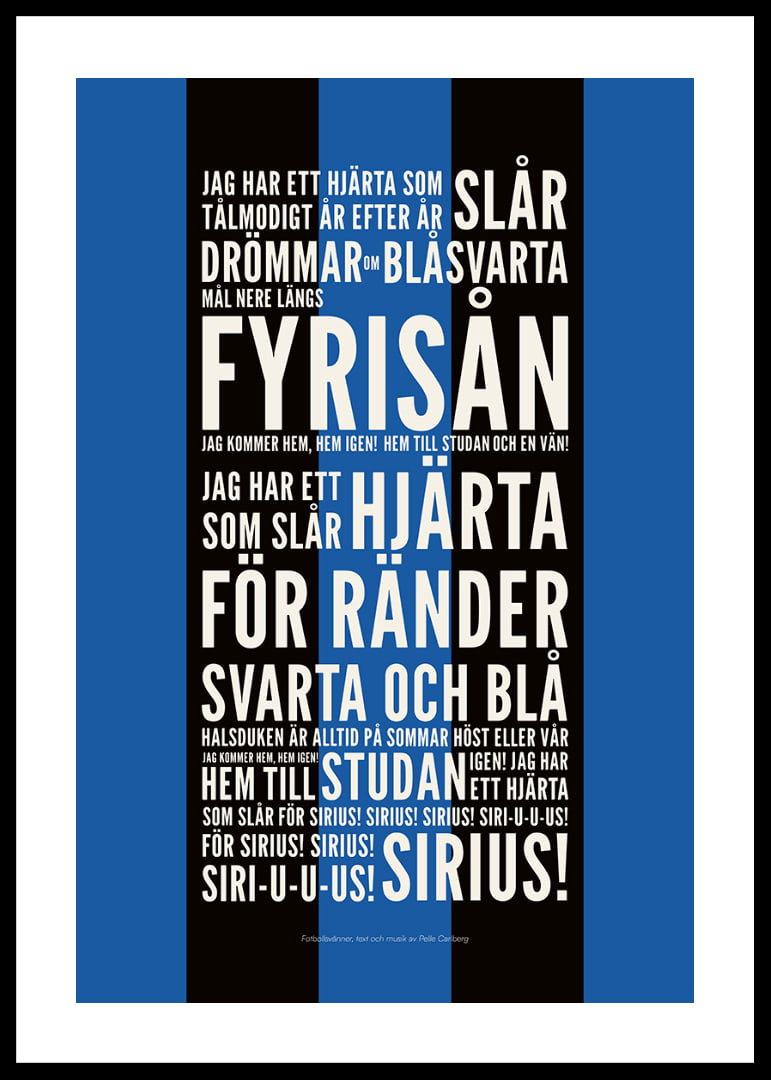 Fotbollsvänner Svart/Blå-12