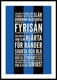 Fotbollsvänner Svart/Blå-0