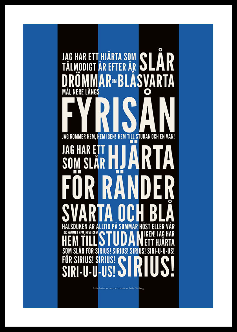 Fotbollsvänner Svart/Blå-12