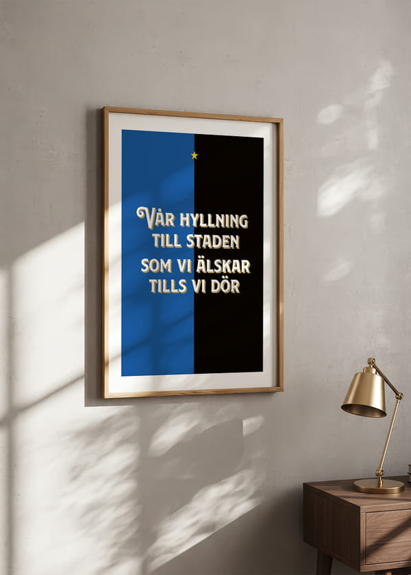 Poster Hyllning Till Staden No1 crossfade