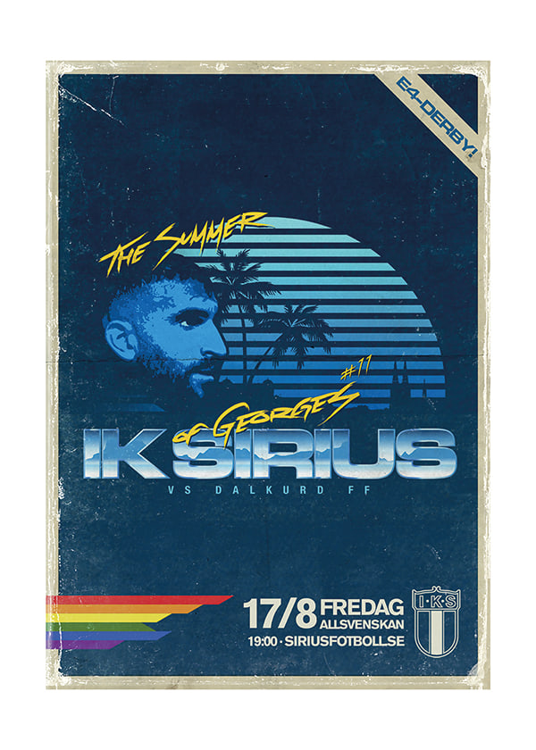 Poster Sirius Fotboll VS Dalkurd FF