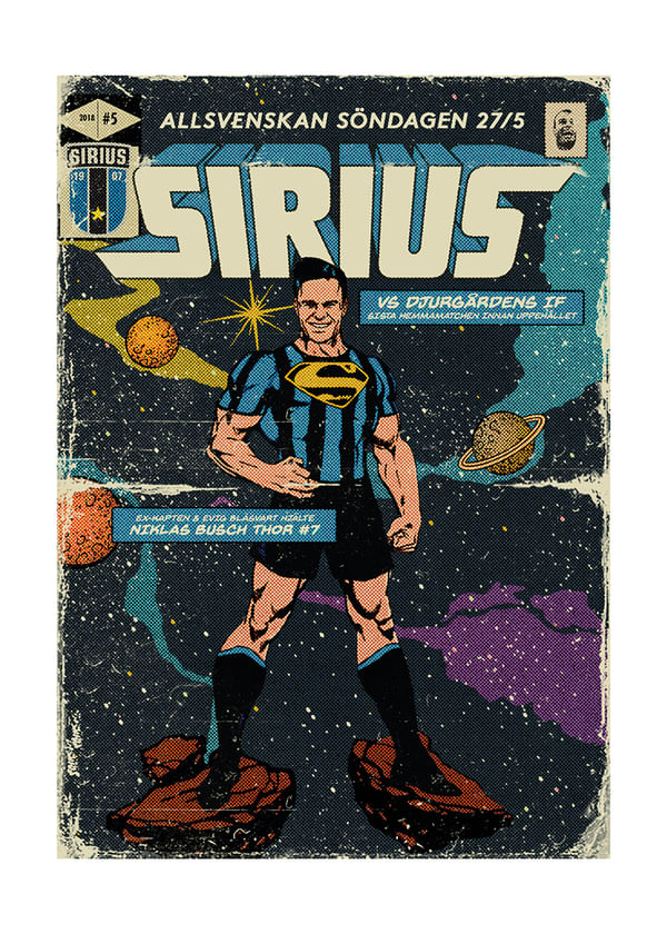 Poster Sirius Fotboll VS Djurgårdens IF