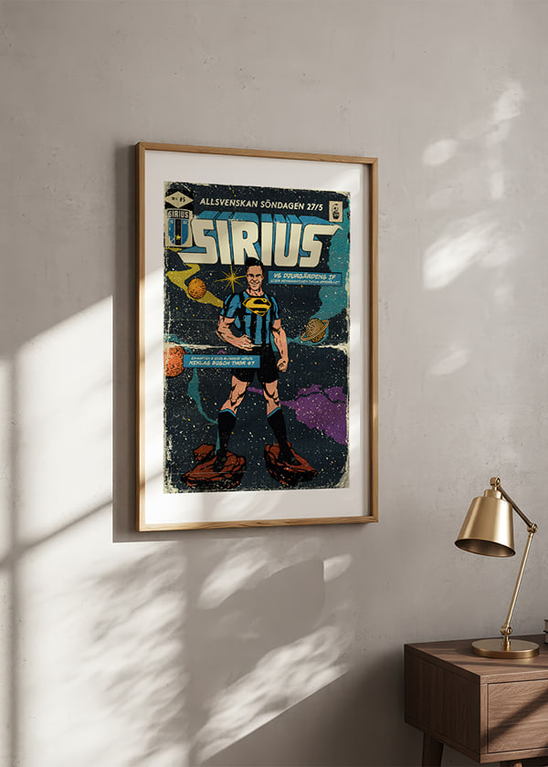 Poster Sirius Fotboll VS Djurgårdens IF crossfade