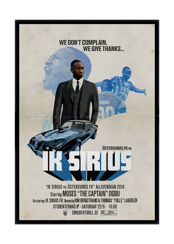 Poster Sirius Fotboll VS Östersunds FK