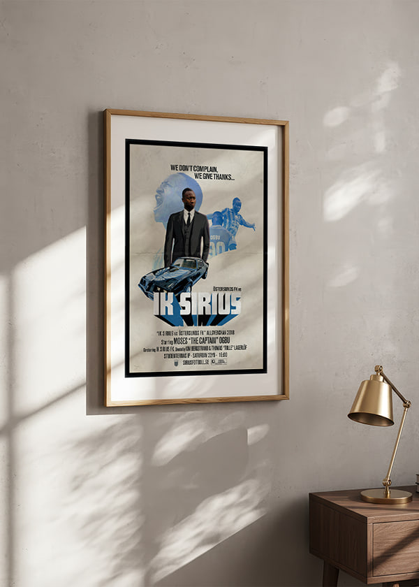Poster Sirius Fotboll VS Östersunds FK crossfade